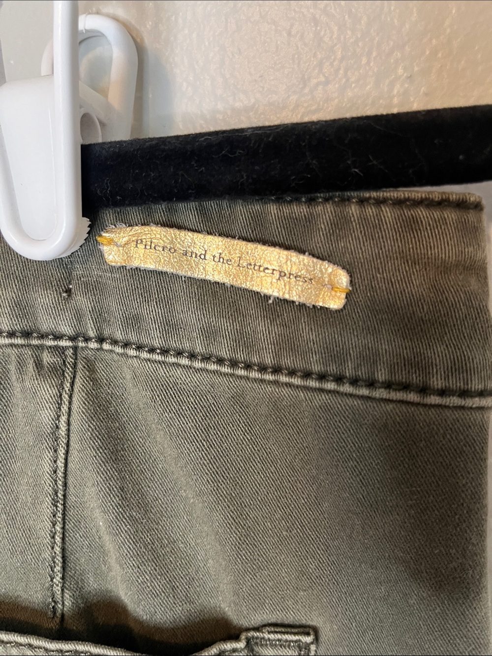 Anthropology Pilcro and the Letterpress Olive Green Women’s Jeans - Picture 11 of 16